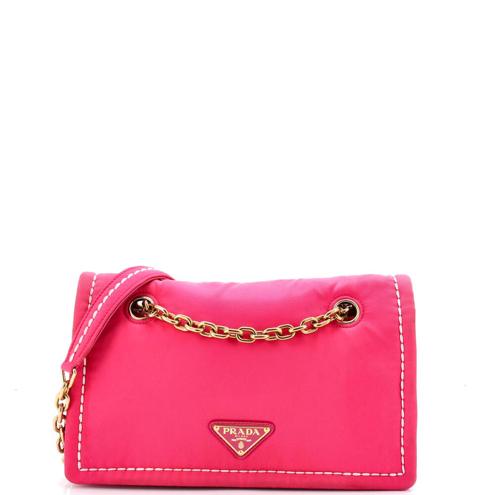Prada Padded Chain Flap Bag Tessuto #248931P98B - Picture 1 of 7